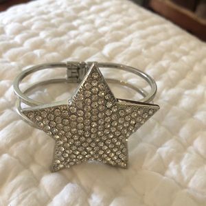 Star Silver Sparkly Bracelet